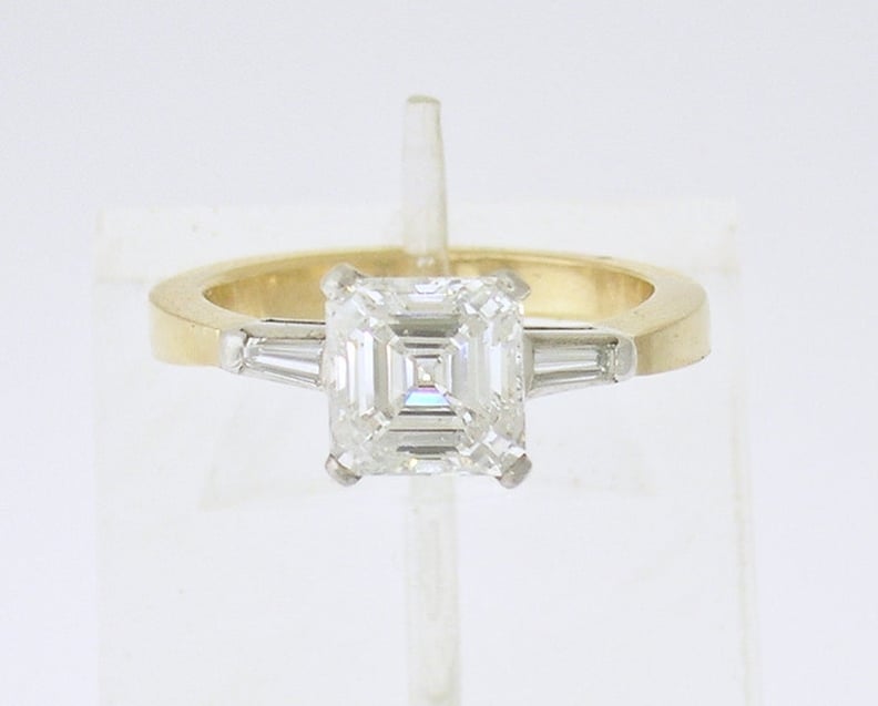 2.01ct Asscher Diamond Ring