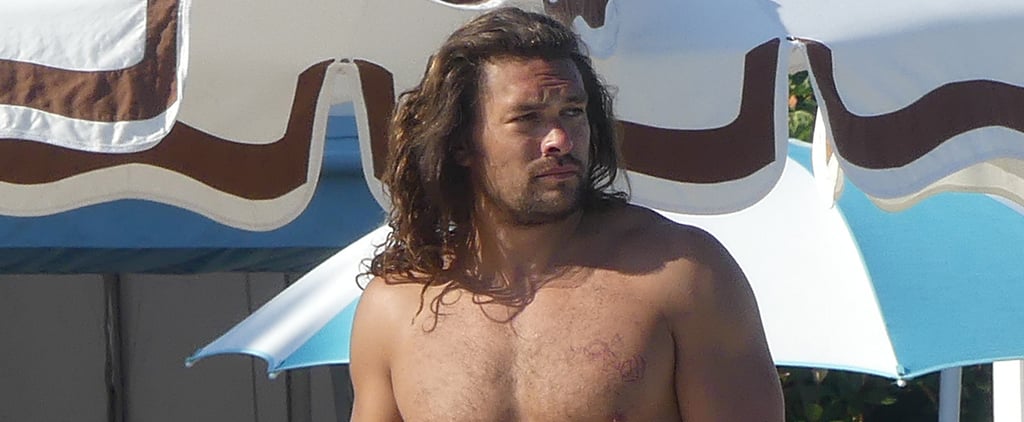 Jason Momoa and Lisa Bonet Soak Up the Sun Poolside in Italy