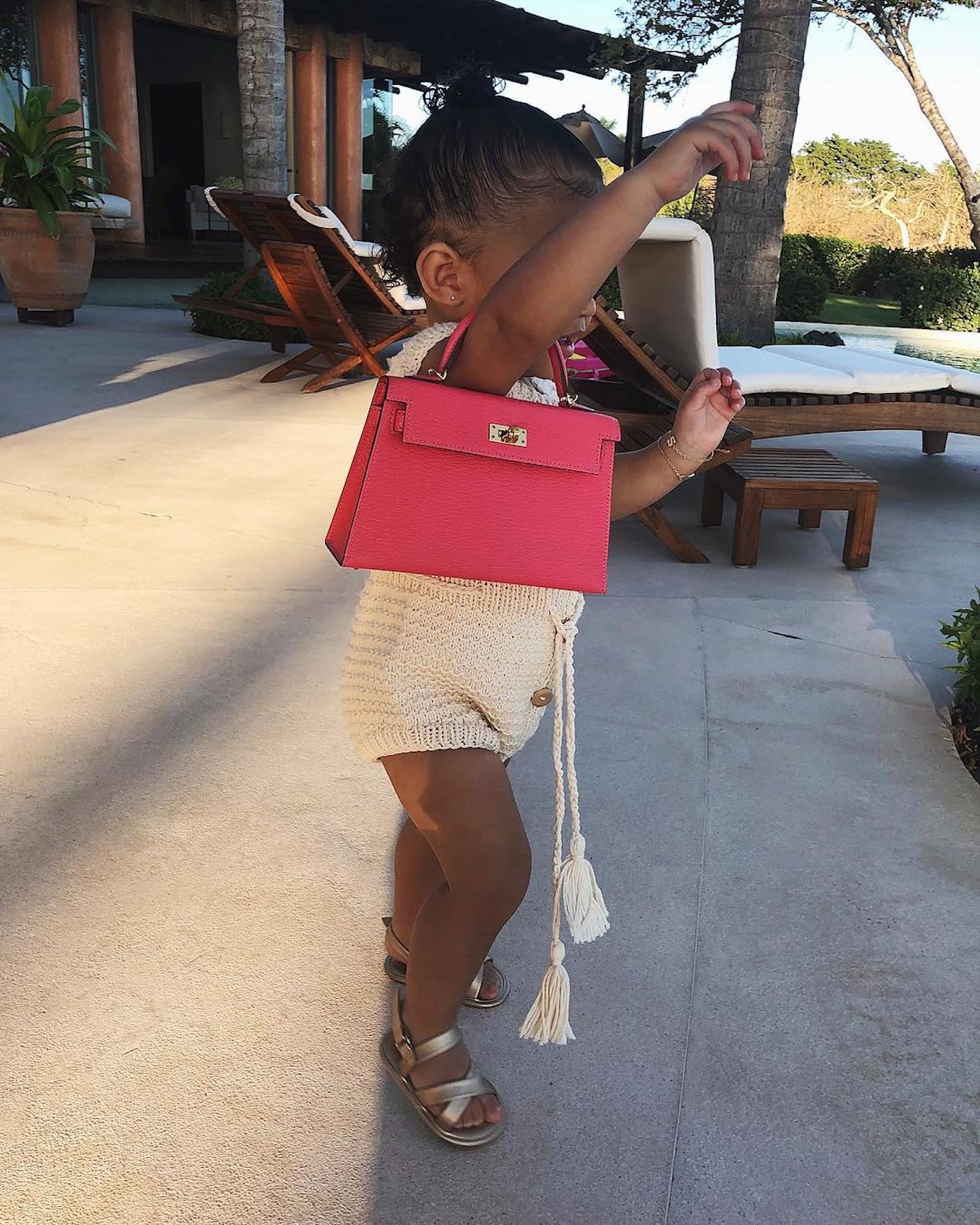 Kylie Jenner, Stormi Jenner, Mini Prada bags for Stormi, Celebrity, Hollywood