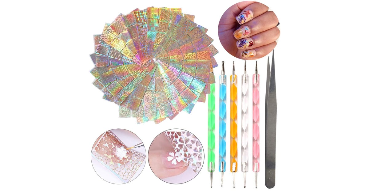 4. Holographic Nail Art Stickers - wide 8