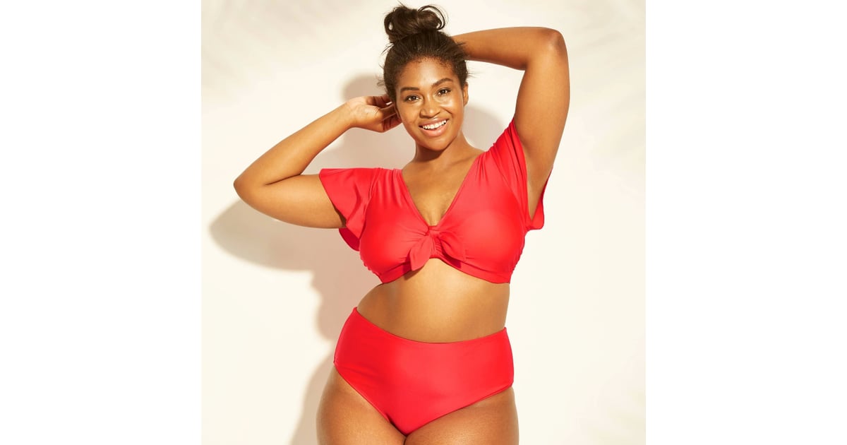 plus size cap sleeve swimsuit