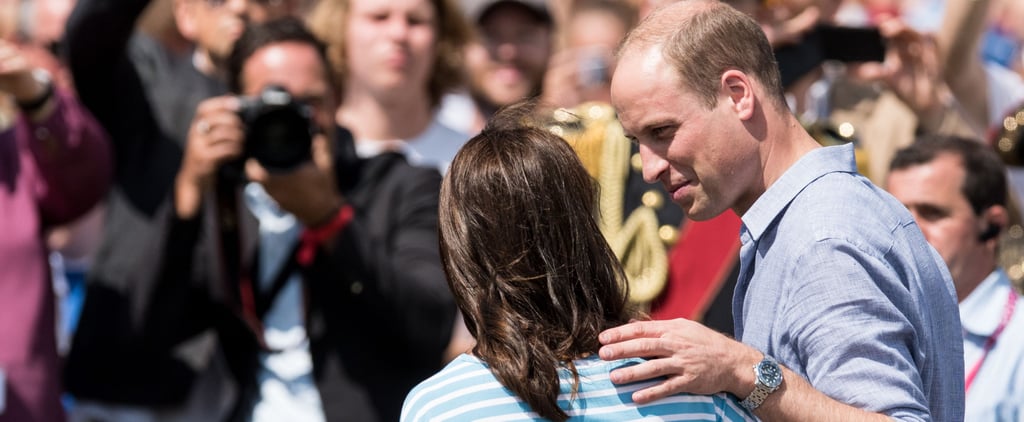 Prince William Touching Kate Middleton's Back Pictures