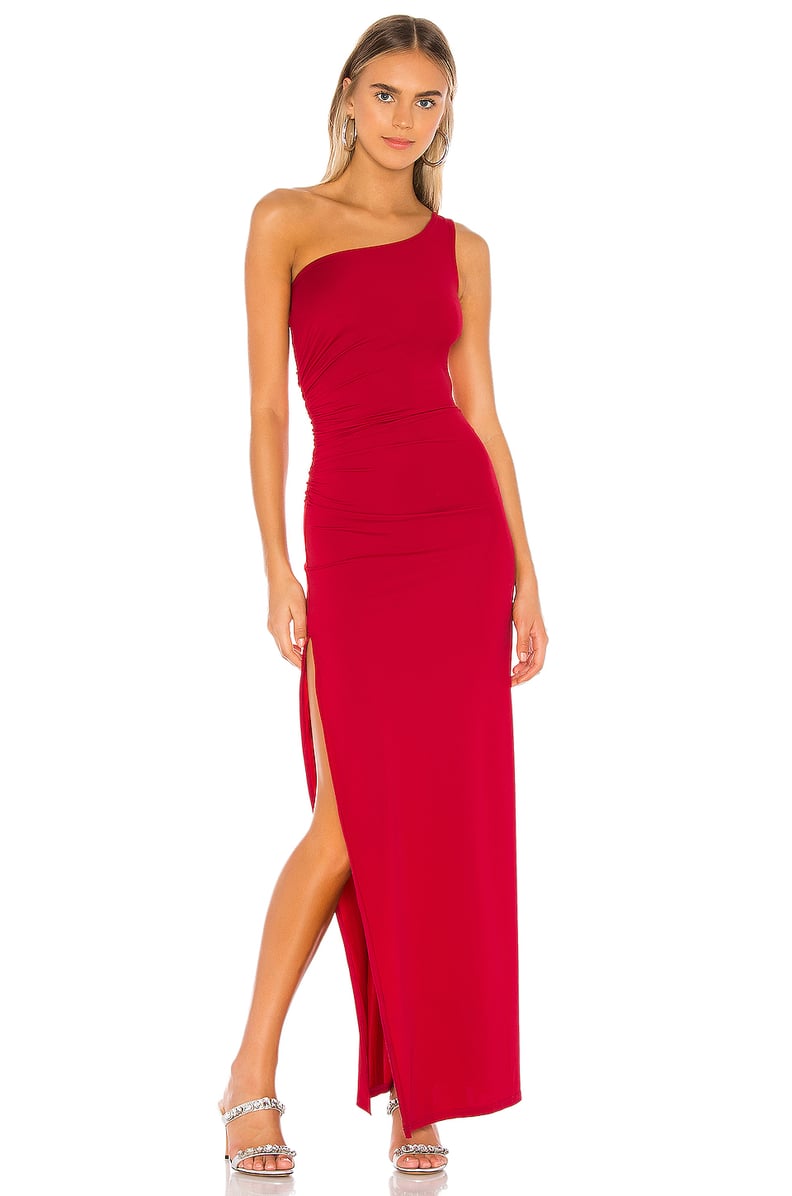 Superdown Mabel Ruched Maxi Dress