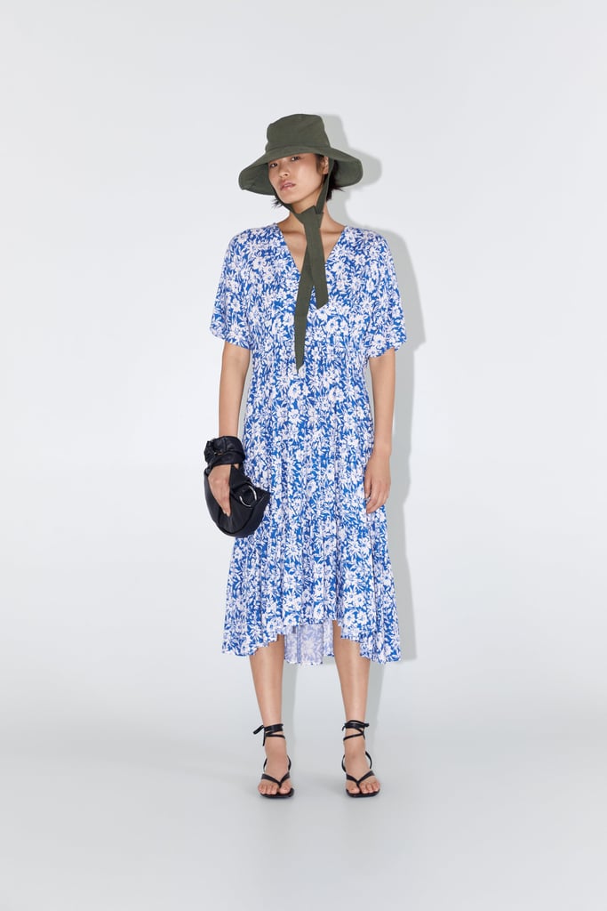 zara blue dress 2019