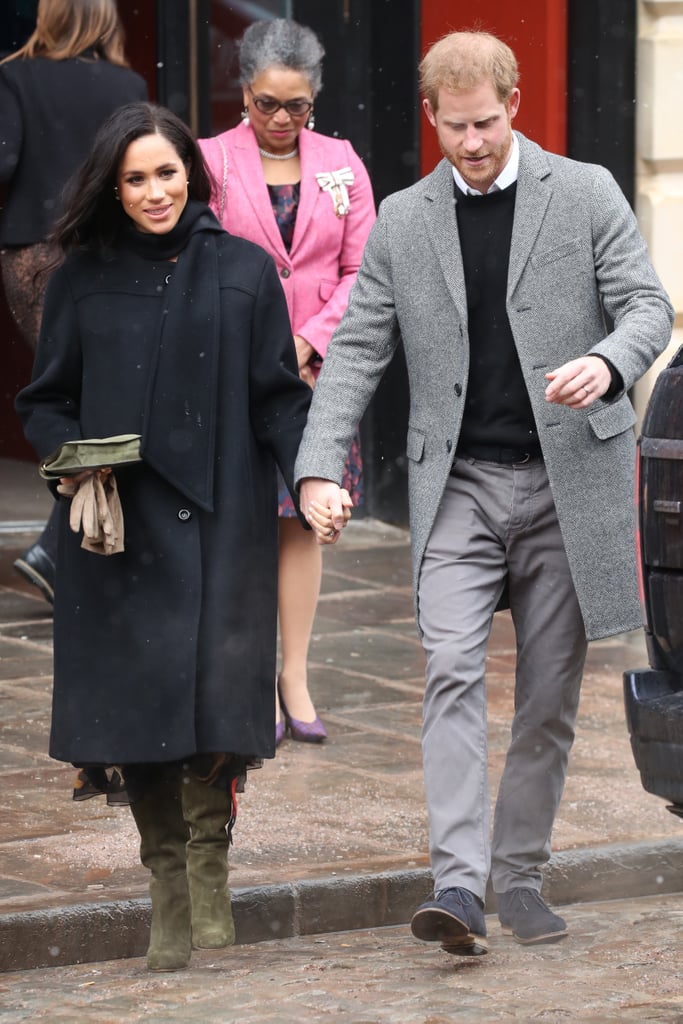 Meghan Markle Sarah Flint Boots Bristol Visit February 2019