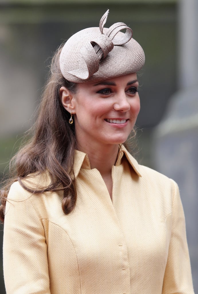 While attending the Thistle ceremony in 2012, the duchess added her Whiteley Cappuccino hat.