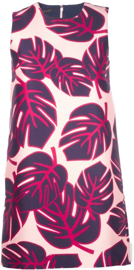 Mother of Pearl Palm Print Franklin Shift Dress