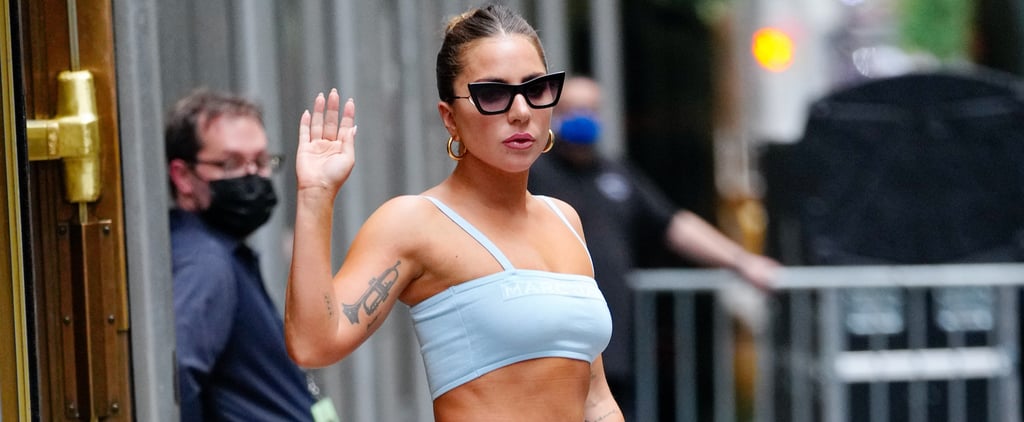 Lady Gaga Looks Like She's Leaving the Gym Until You See Her 8-Inch Platform Boots