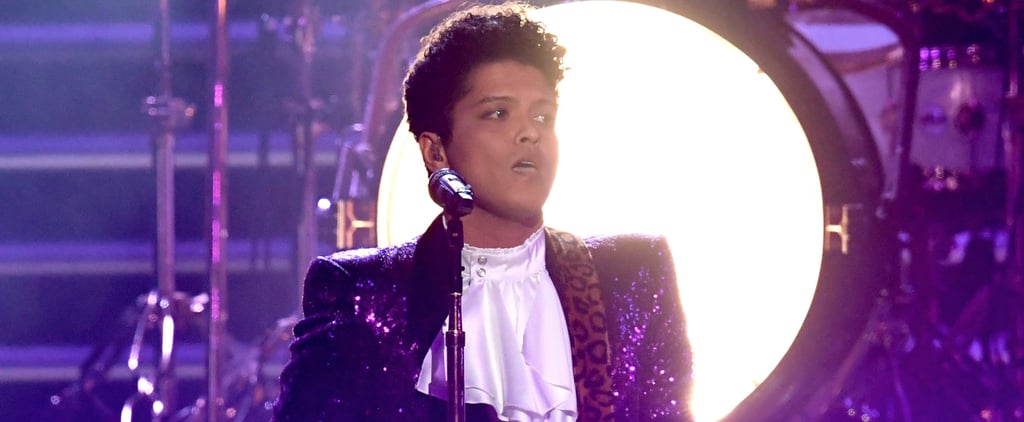 Bruno Mars Prince Tribute Video at the 2017 Grammys