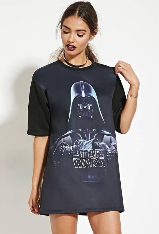 Star wars t shirt dress discount