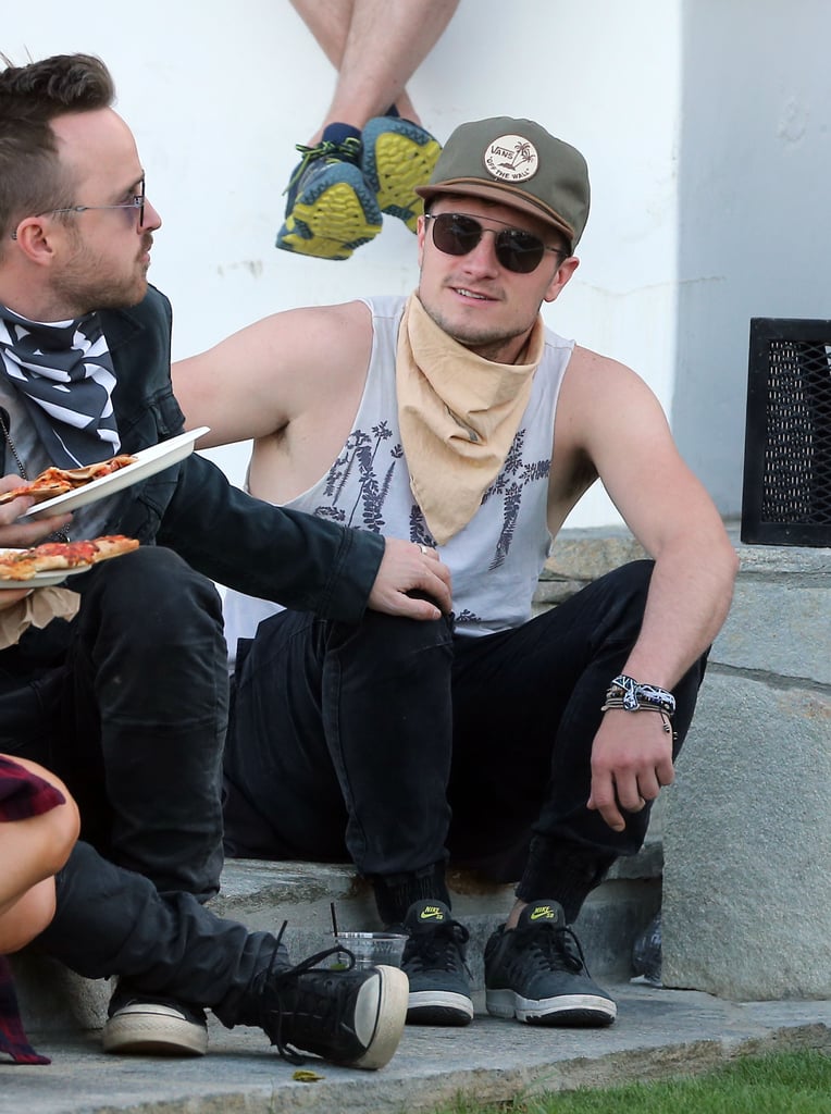 Aaron Paul and Josh Hutcherson