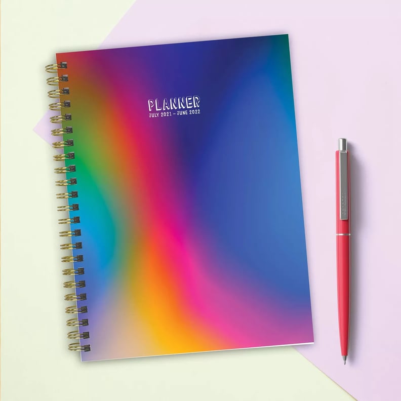 For Bold Color: The Time Factory 2021-22 Academic Planner Prism Rainbow
