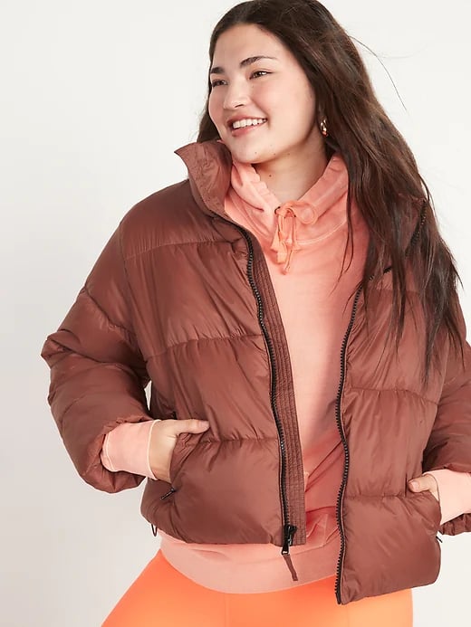 Old Navy Water-Resistant Frost Free Short Puffer Jacket for Women