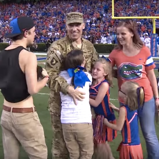 Military Family Surprised at Florida Gators Game