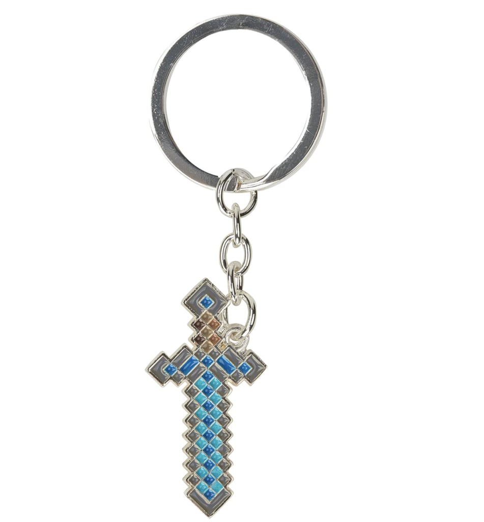 A Useful Item: JINX Minecraft Diamond Sword Metal Key Chain