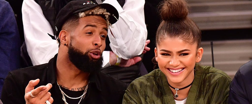 Zendaya and Odell Beckham Jr. at Knicks Game November 2016