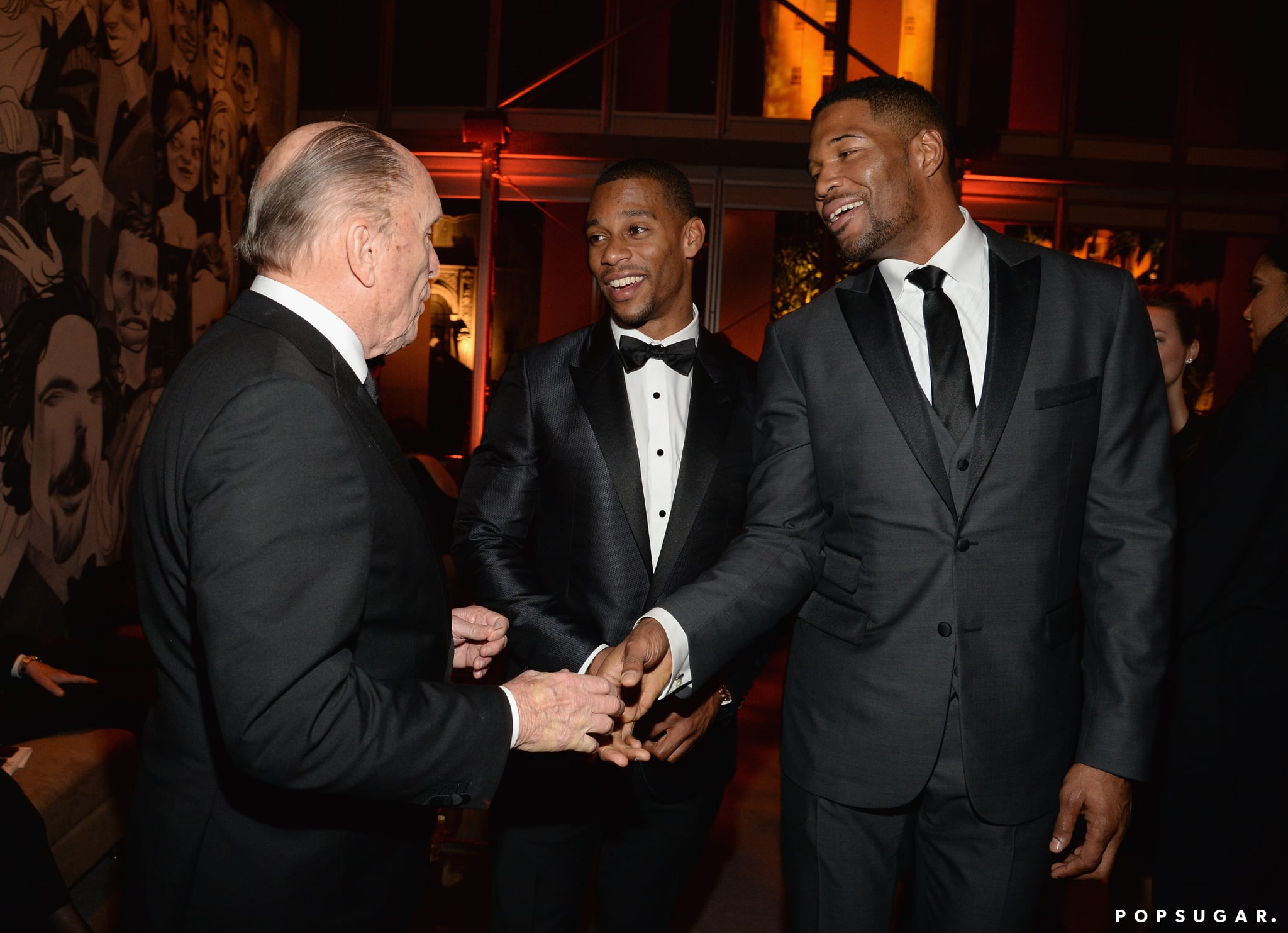 Robert Duvall, Victor Cruz, and Michael Strahan