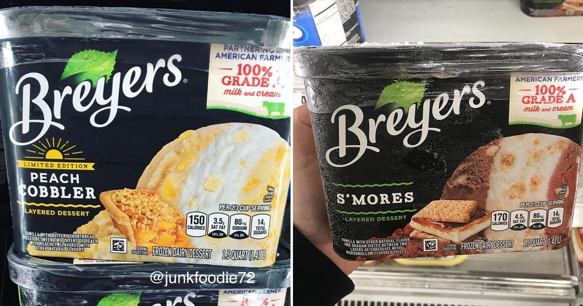 Shop Breyers S'mores and Peach Cobbler Layered Ice Creams POPSUGAR Food