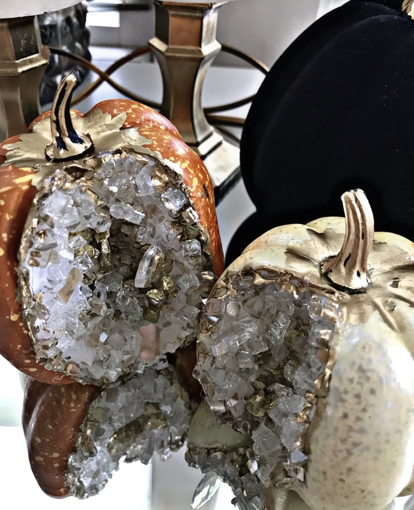 Shop Etsy's Sparkly Geode Pumpkins For Halloween POPSUGAR Home UK