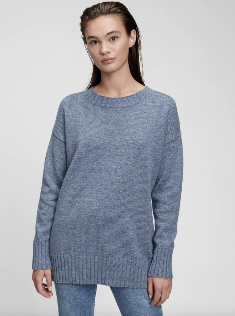 Gap Relaxed Cotton Tunic Sweater