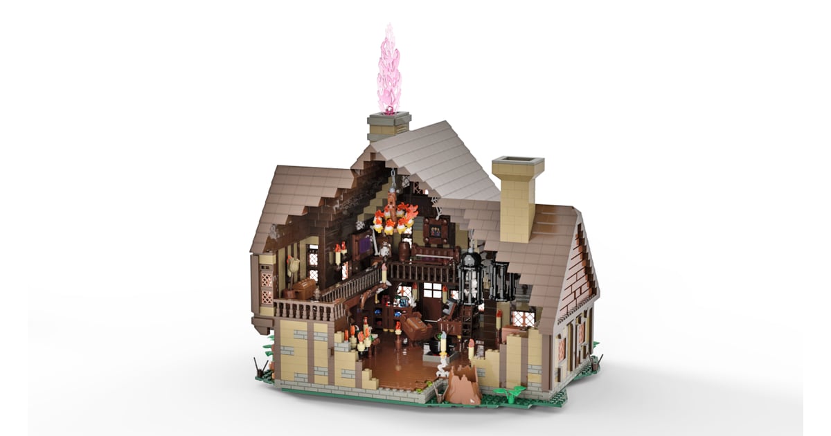 Hocus Pocus Sanderson Sisters' Cottage Set Inside | Hocus Pocus