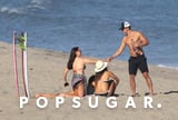 Orlando Bloom Steals a Page Out of Christian Grey's Playbook While Chatting Up Women on the Beach