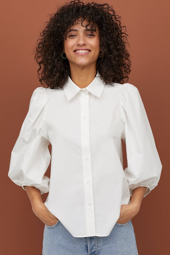 H&M Balloon-Sleeved Blouse