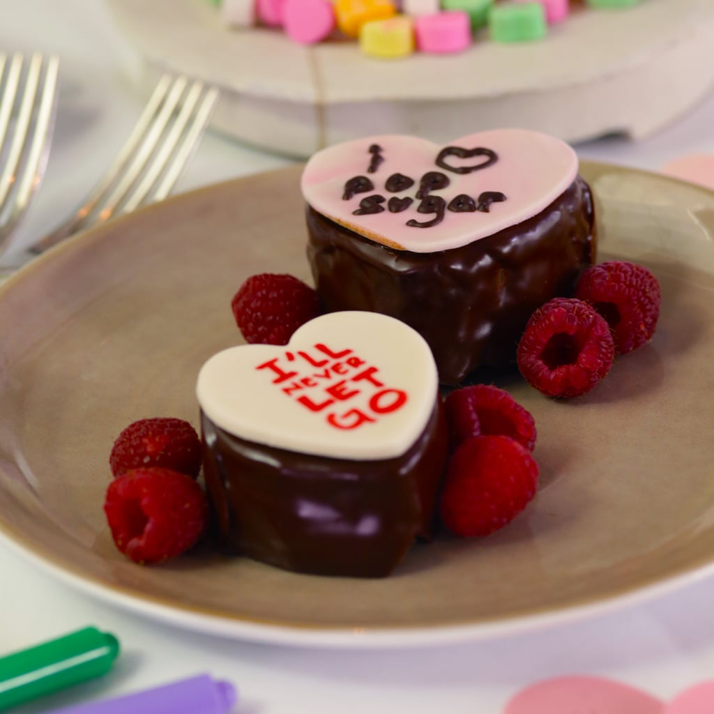 Conversation Heart Cakes