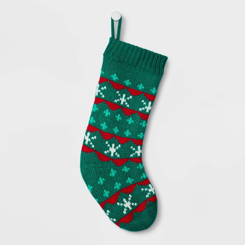 Retro Casual Fair Isle Christmas Stocking