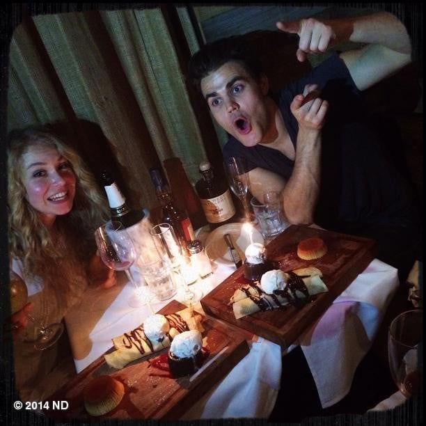 Nina Dobrev dined out for Paul Wesley's recent birthday. | The Vampire ...