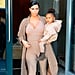 Kim Kardashian and North West Matching Outfits