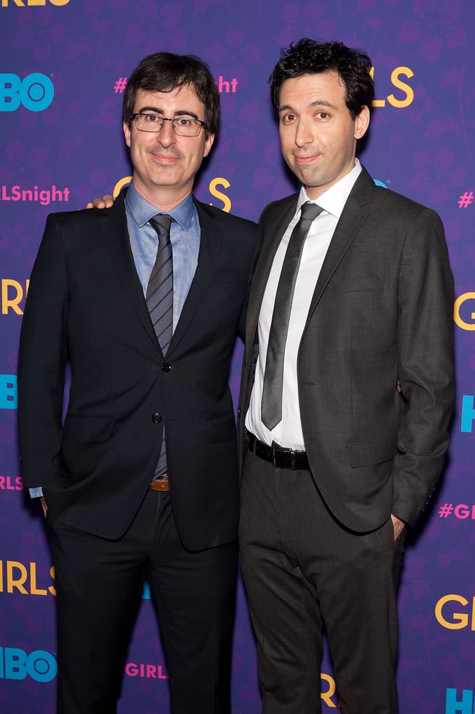 Alex Karpovsky and John Oliver were buddy-buddy.