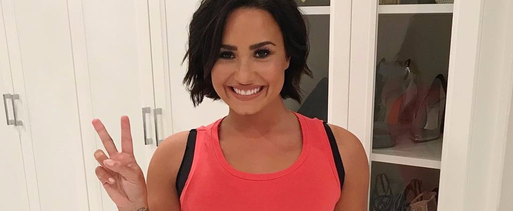 Demi Lovato Quote About Sweating