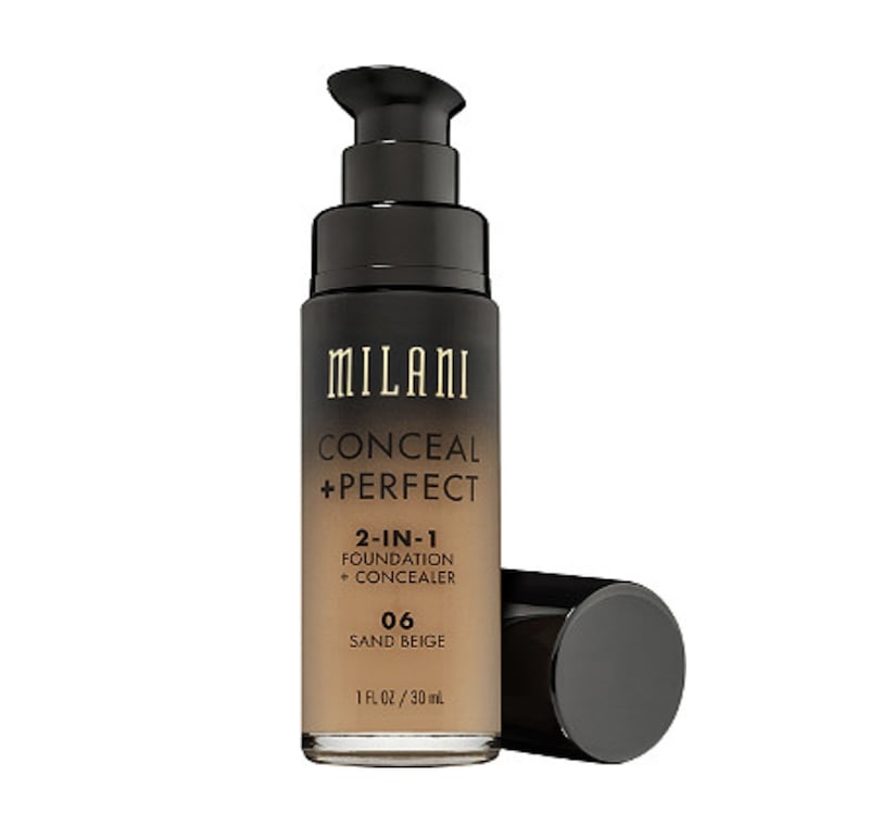 Full Coverage Drugstore Foundation For All Skin Types: Milani Conceal + Perfect 2-in-1 Foundation