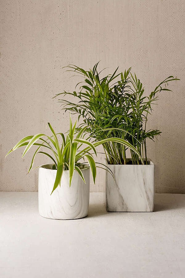 Urban Outfitters Marble Shape Planter