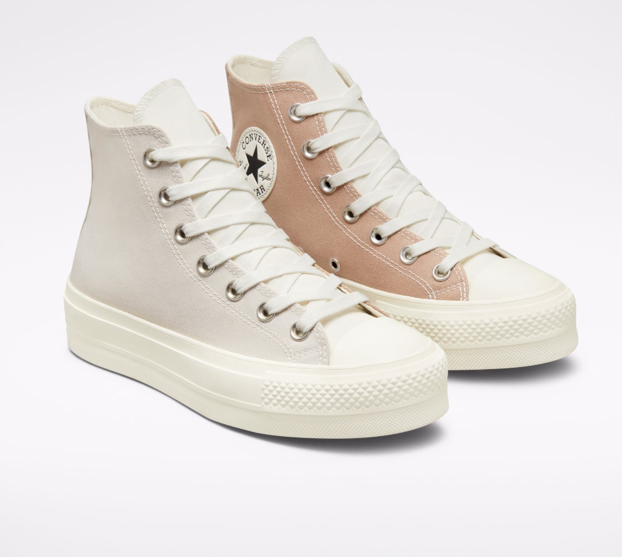 Neutral Kicks: Chuck Taylor All Star Color Block Sneakers | I'm a Senior Shopping Editor, and These 15 New Arrivals Are on My January Wish List | POPSUGAR Fashion Photo