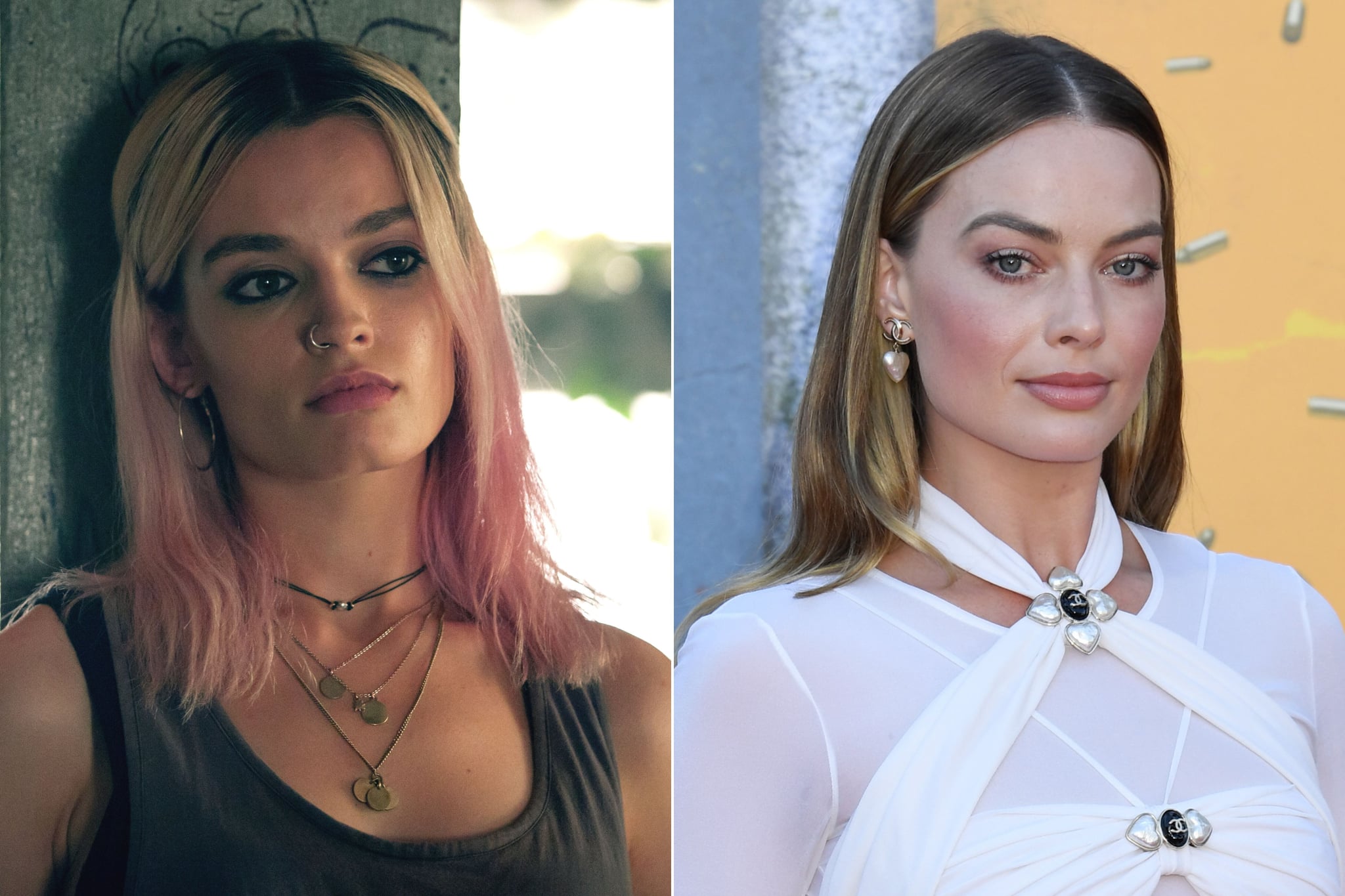 Emma Mackey and Margot Robbie Comparison POPSUGAR Celebrity UK