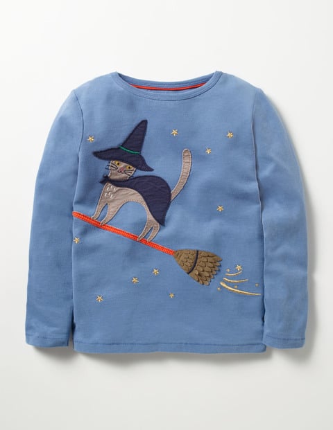 MIni Boden Witch Cat Tee