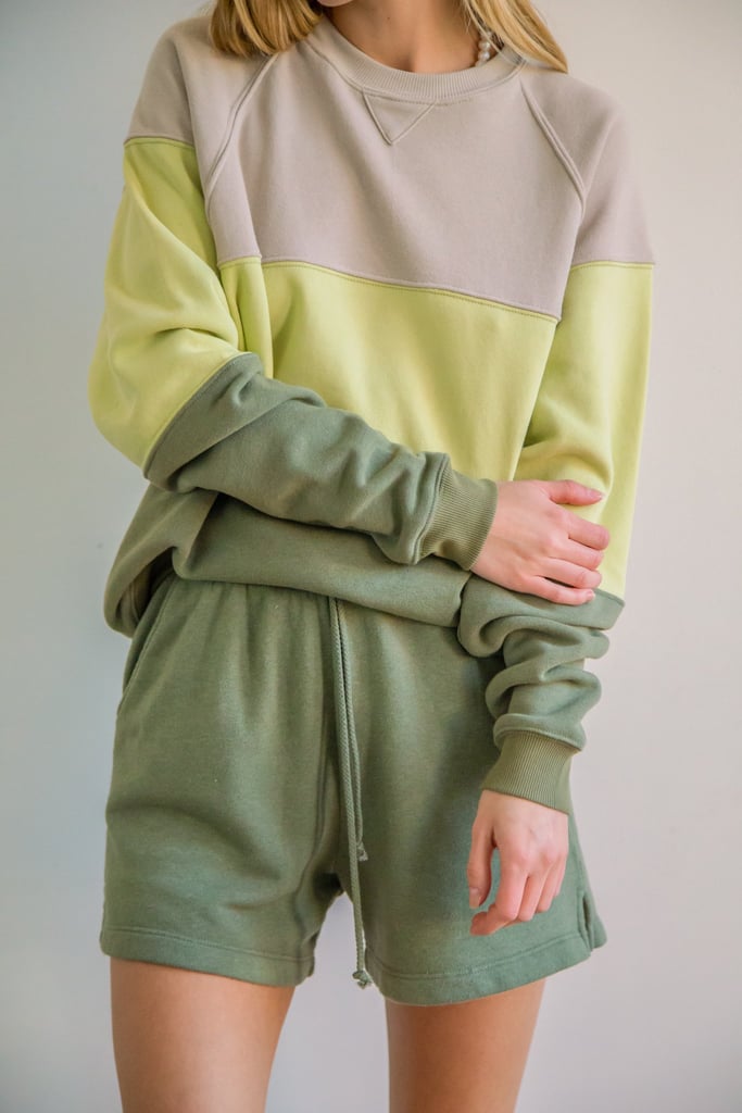 Donni Vintage Fleece Tri-Crew Sweatshirt