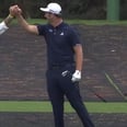 Watch Golfer Jon Rahm Literally Bounce a Ball Over Water to Get a Hole in One