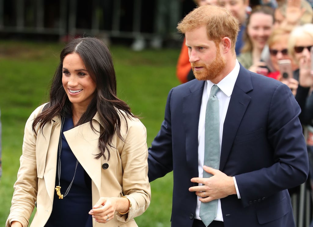 Kid Gives Meghan Markle a Pasta Necklace in Melbourne 2018