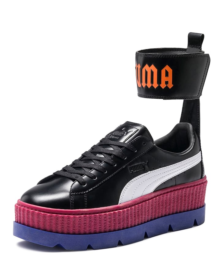 Haiku musicus uitstulping Fenty Puma x Rihanna Women's Leather Ankle-Strap Platform Sneakers | Go Get  Your Wallet Because the Fenty x Puma Fall Collection Is a Beauty | POPSUGAR  Fashion Photo 5