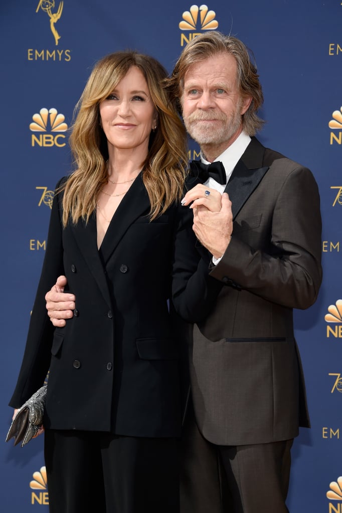 William H. Macy and Felicity Huffman at the 2018 Emmys