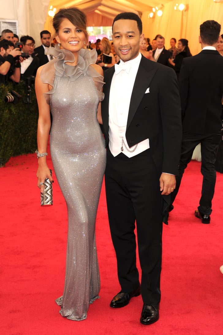 Chrissy Teigen And John Legend At The Met Gala 2014 Popsugar Celebrity