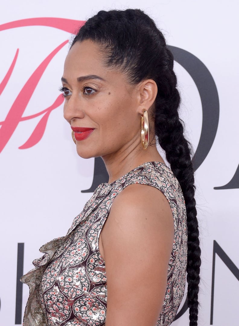 Tracee Ellis Ross's French Braid at the CFDA Fashion Awards in 2016