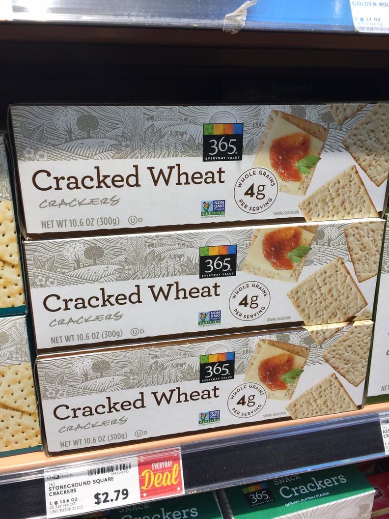 Best Whole Foods Product: 365 Cracked Wheat Crackers ($3)