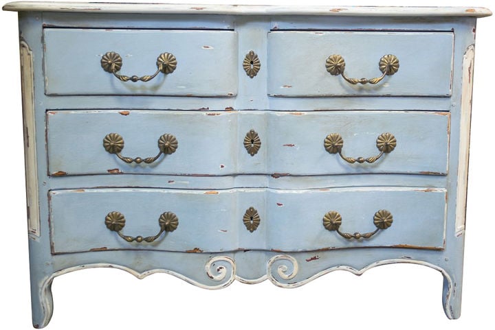 One Kings Lane Vintage Louis Xiv Style Painted Commode 2 875