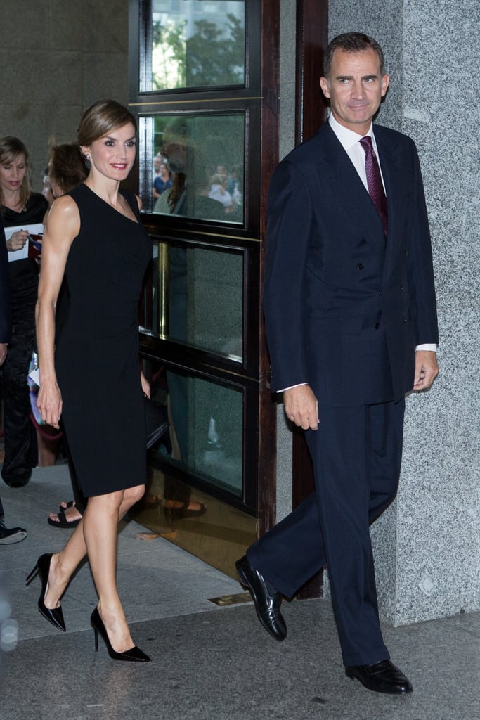 Queen Letizia of Spain's Little Black Dress September 2015