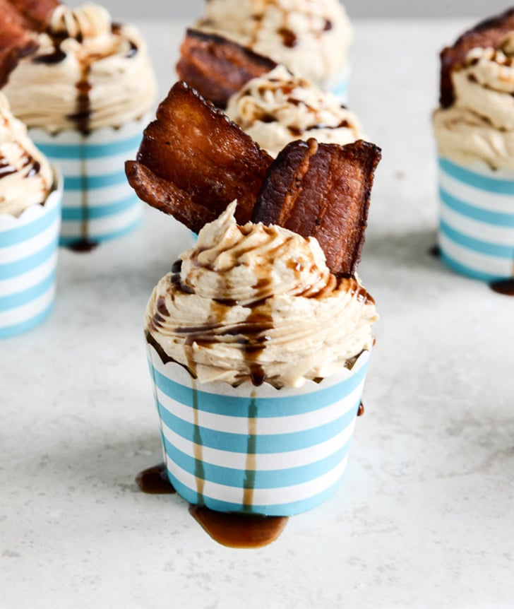 Bacon Banana Cupcakes With Peanut Butter Frosting