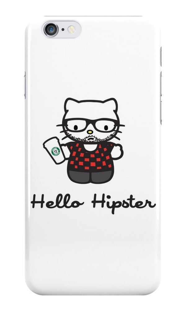 Hello Hipster case ($26)